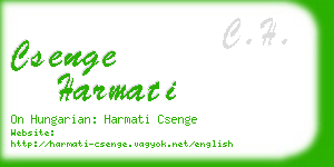 csenge harmati business card
